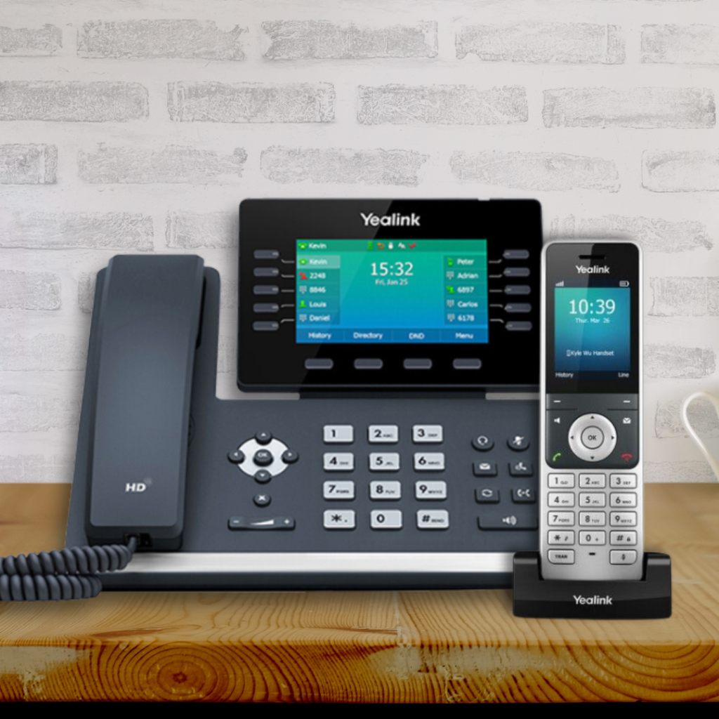 Desk phone representing VoIP phone systems UK from Triton Telecom