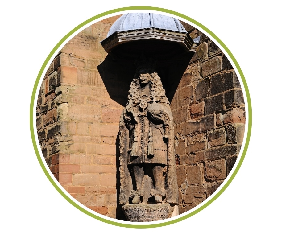 Charles II statue, Lichfield Cathedral